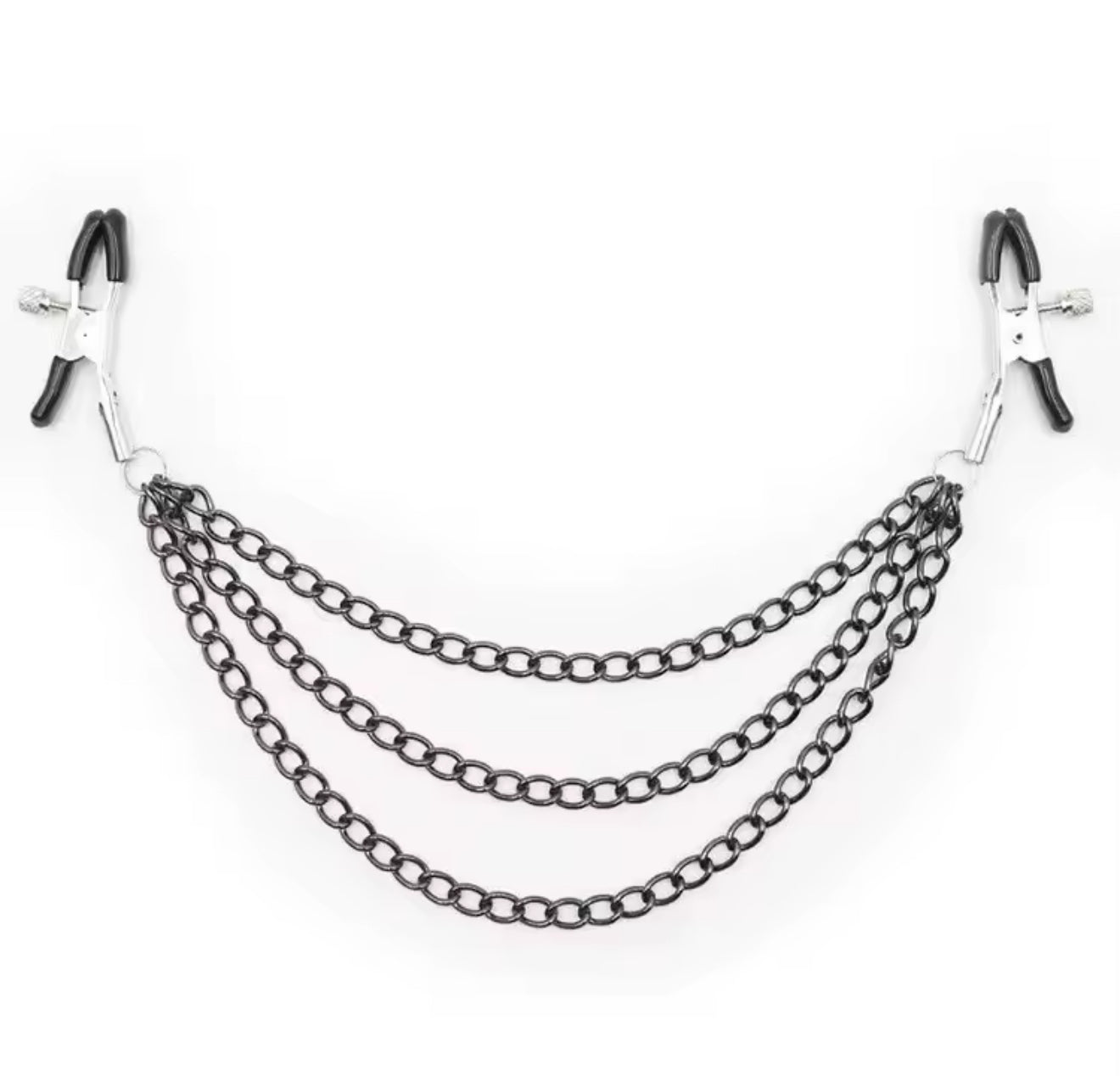 Clips para pezones con cadena de Metal - MYSTINA